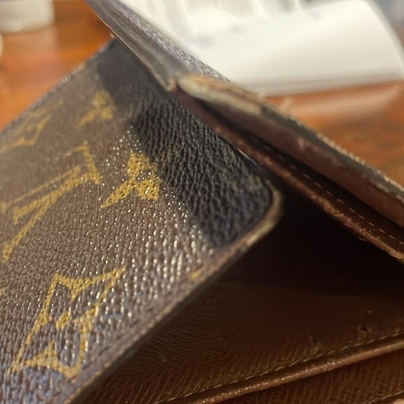 Louis Vuitton Vintage Authentic Brown Monogram Elise Compact Wallet GUC WLT - Picture 13 of 14